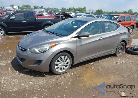 2011 Hyundai Elantra Gls из США, поврежденный, VIN 5NPDH4AE6BH054775
